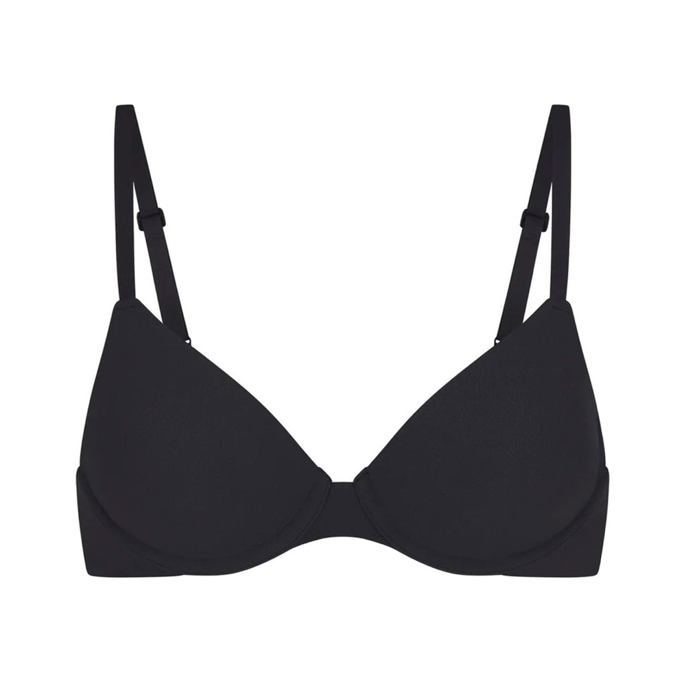 SKIMS Black Padded Everyday Bra